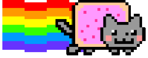lolz this supposed to be a nyan cat :P